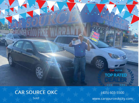 2009 Toyota Corolla for sale at CAR SOURCE OKC in Oklahoma City OK