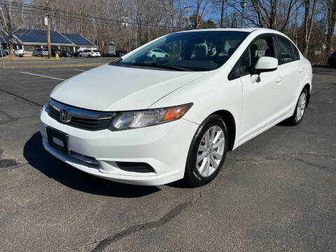 2012 Honda Civic for sale at Volpe Preowned in North Branford CT