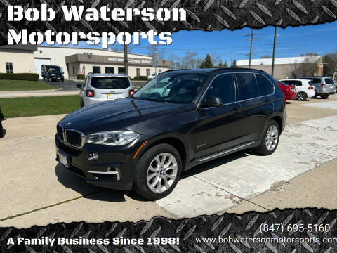 2016 BMW X5 for sale at Bob Waterson Motorsports in South Elgin IL