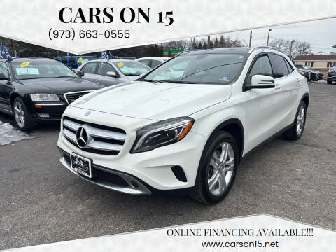 2015 Mercedes-Benz GLA for sale at Cars On 15 in Lake Hopatcong NJ