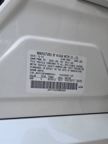 2017 Infiniti Q50 Red Sport 400