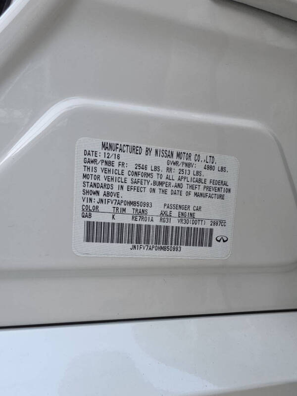 2017 Infiniti Q50 Red Sport 400