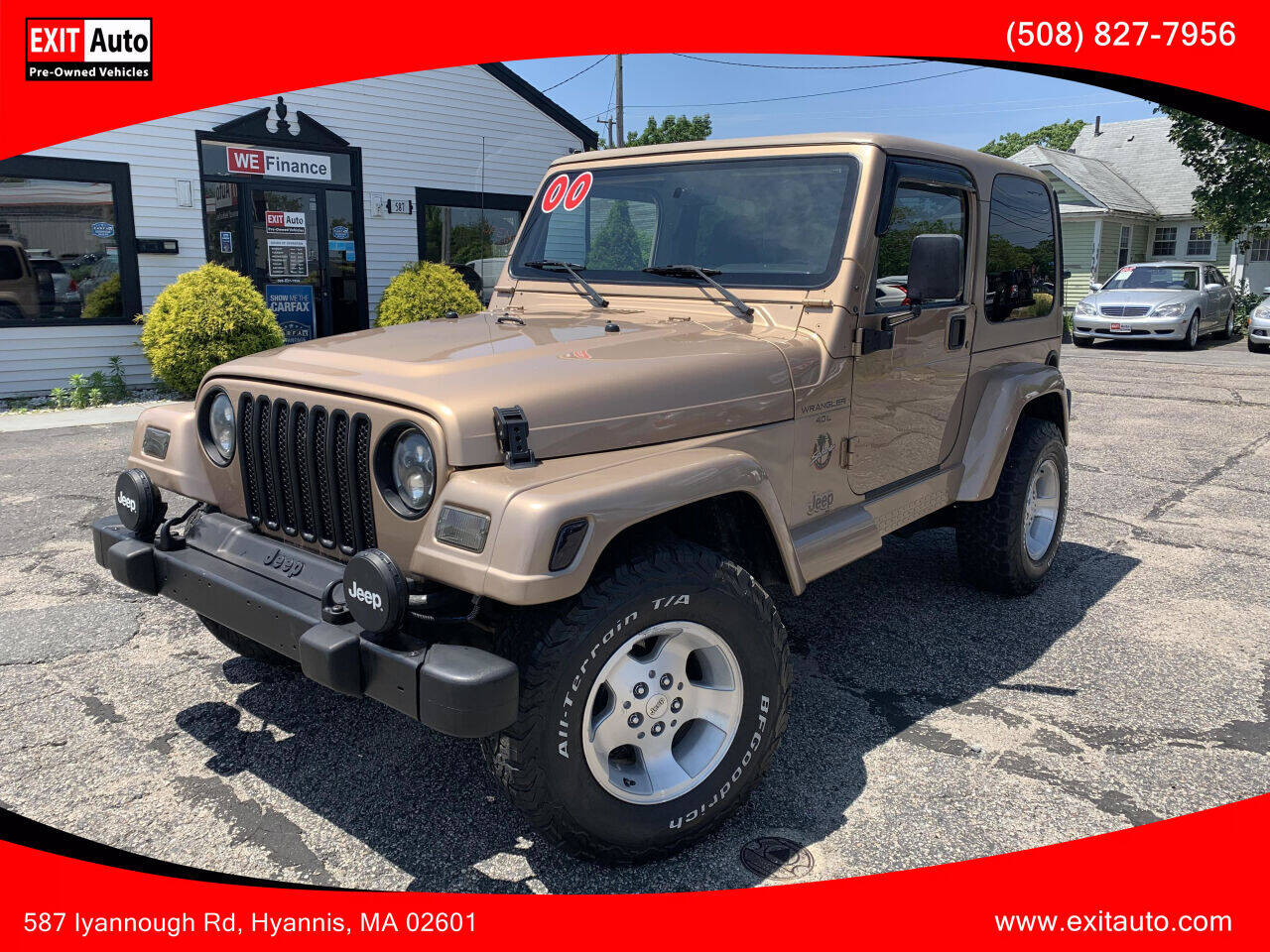 2000 Jeep Wrangler For Sale In Valdosta Ga ® 2124