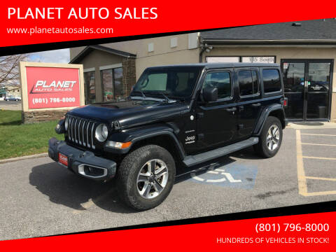 2020 Jeep Wrangler Unlimited for sale at PLANET AUTO SALES in Lindon UT