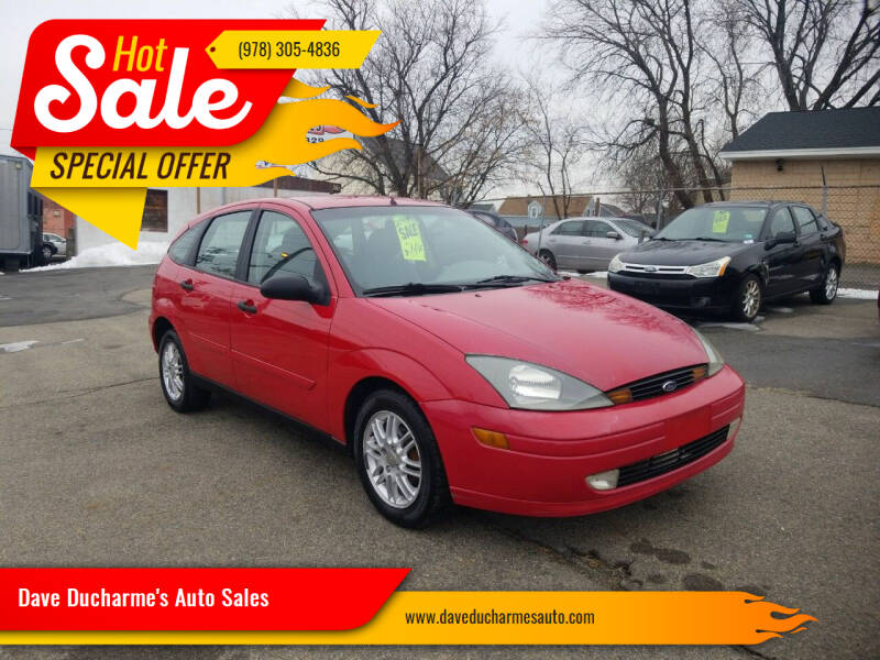 2004 Ford Focus for sale at Dave Ducharme's Auto Sales in Lowell MA