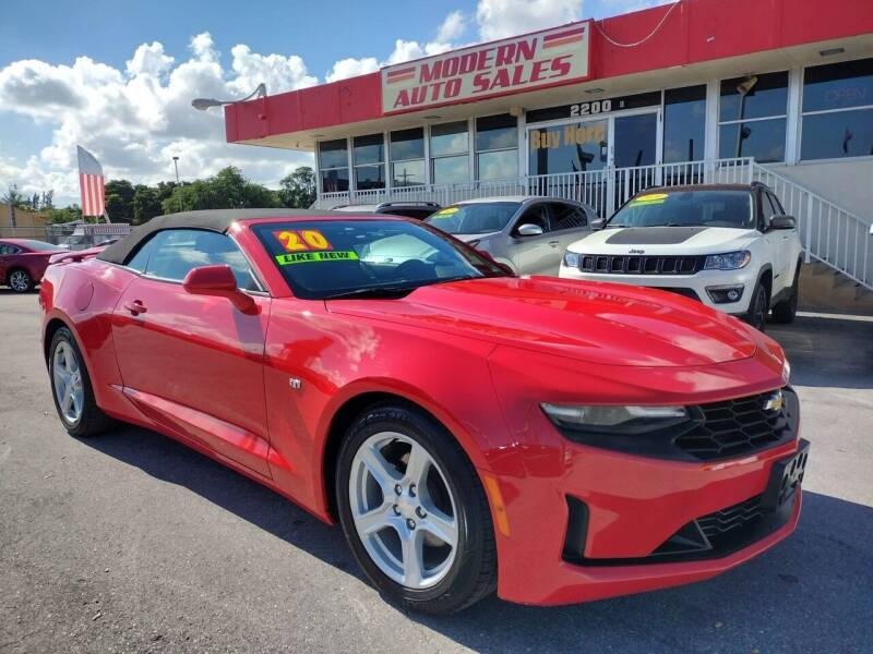2020 Chevrolet Camaro for sale at Modern Auto Sales in Hollywood FL