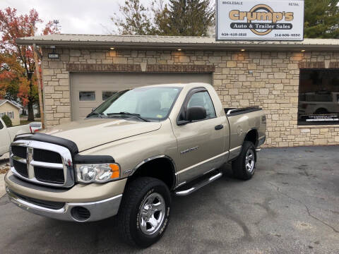 2005 Dodge Ram Pickup 1500 for sale at CRUMP'S AUTO & TRAILER SALES in Crystal City MO