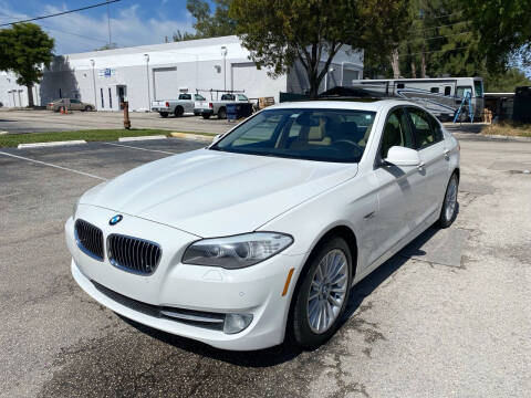 2012 BMW 5 Series for sale at Best Price Car Dealer in Hallandale Beach FL