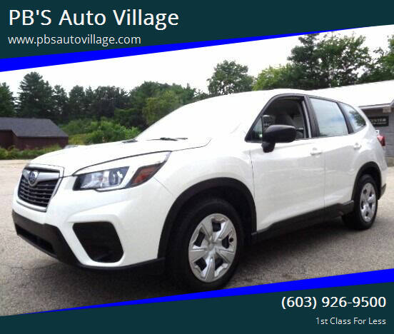 2019 Subaru Forester for sale at PB'S Auto Village in Hampton Falls NH