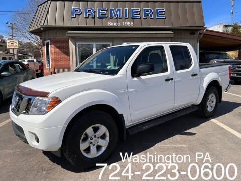 2012 Nissan Frontier for sale at Premiere Auto Sales in Washington PA