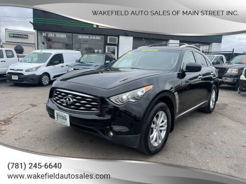 2010 Infiniti FX35 for sale at Wakefield Auto Sales of Main Street Inc. in Wakefield MA