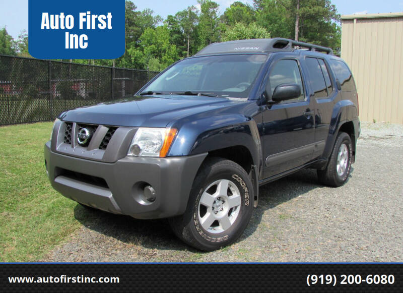 2006 Nissan Xterra for sale at Auto First Inc in Durham NC