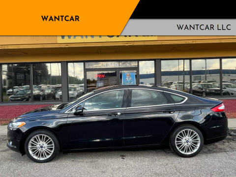 2016 Ford Fusion for sale at WANTCAR in Lansing MI