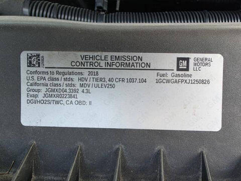 2018 Chevrolet Express 2500