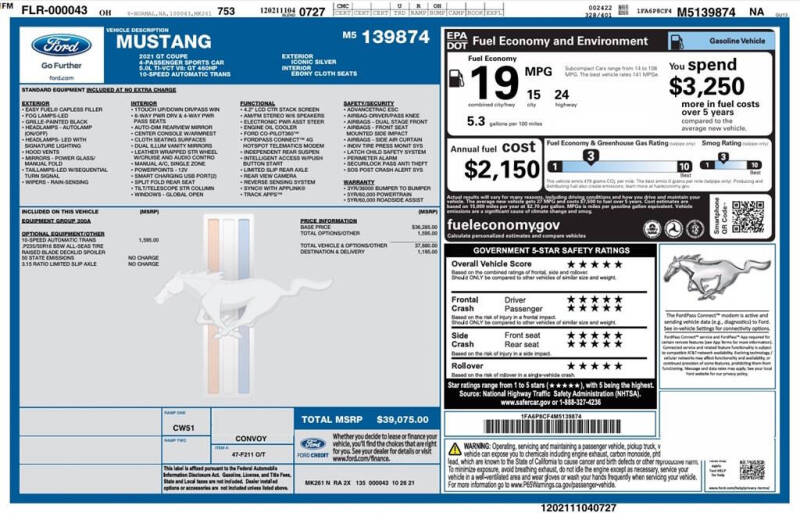 2021 Ford Mustang GT