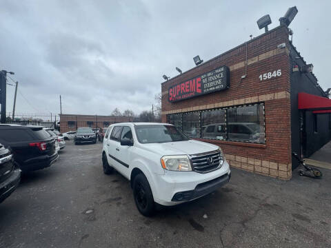 2012 Honda Pilot for sale at Supreme Motor Groups in Detroit MI