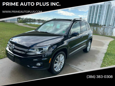 2013 Volkswagen Tiguan for sale at PRIME AUTO PLUS INC. in Daytona Beach FL