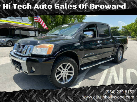 2012 Nissan Titan for sale at Hi Tech Auto Sales Of Broward in Hollywood FL