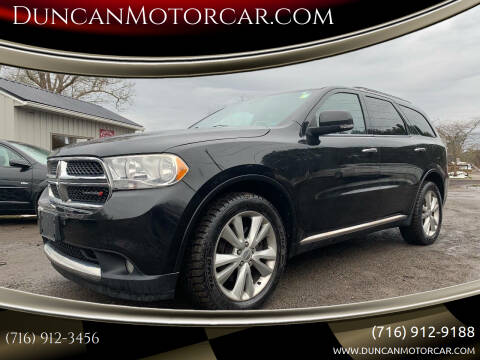 2013 Dodge Durango for sale at DuncanMotorcar.com in Buffalo NY