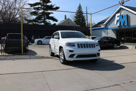 2015 Jeep Grand Cherokee for sale at F & M AUTO SALES in Detroit MI
