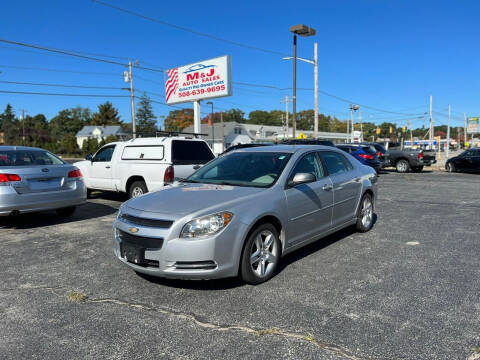 2009 Chevrolet Malibu for sale at M & J Auto Sales in Attleboro MA