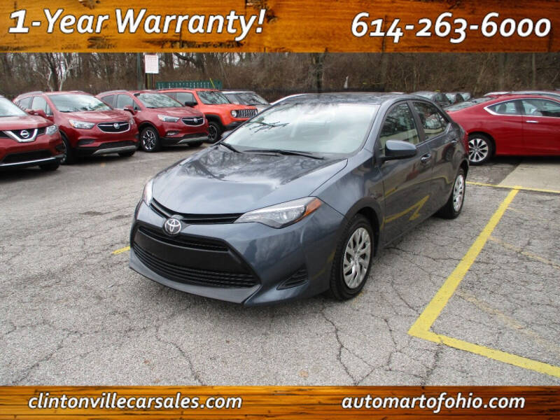 2019 Toyota Corolla for sale at Clintonville Car Sales in Columbus OH