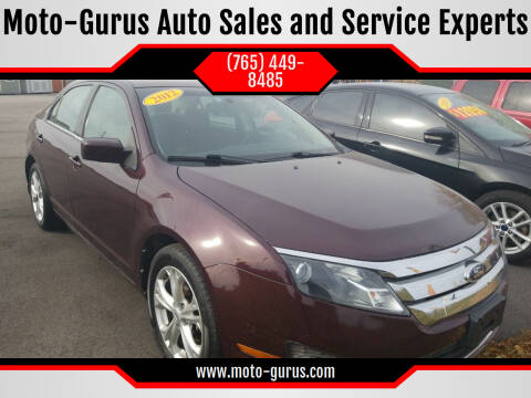 2012 Ford Fusion for sale at Moto-Gurus Auto Sales and Service Experts in Lafayette IN