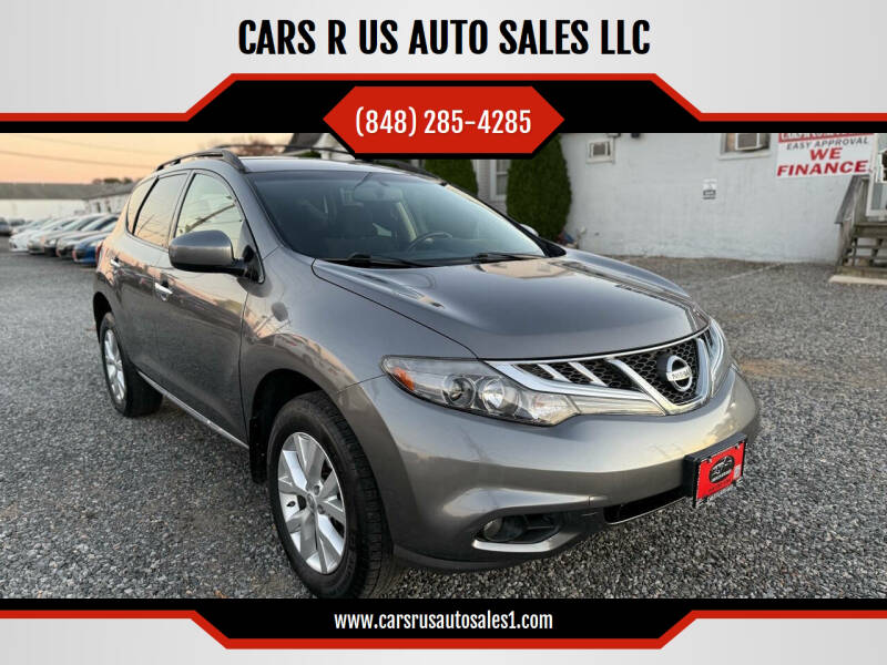 2013 Nissan Murano for sale at CARS R US AUTO SALES LLC in Lakewood NJ