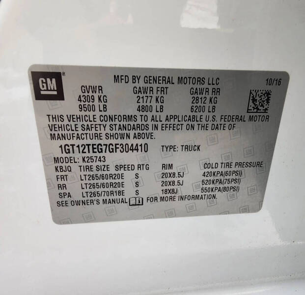 2016 GMC Sierra 2500HD