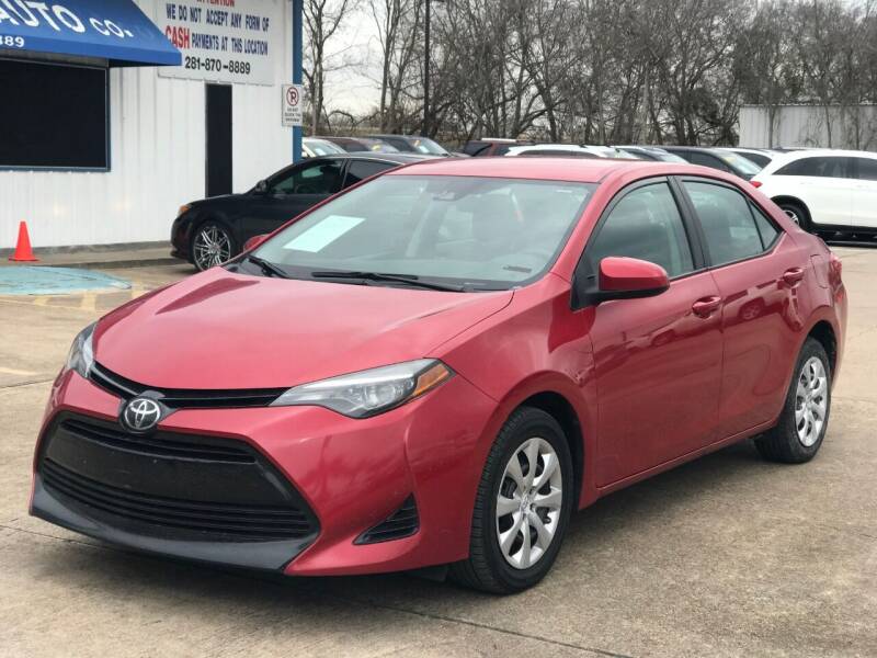 2018 Toyota Corolla for sale at Discount Auto Company in Houston TX