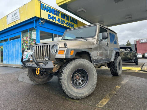 2004 Jeep Wrangler for sale at Earnest Auto Sales in Roseburg OR