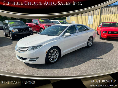 2014 Lincoln MKZ for sale at Sensible Choice Auto Sales, Inc. in Longwood FL