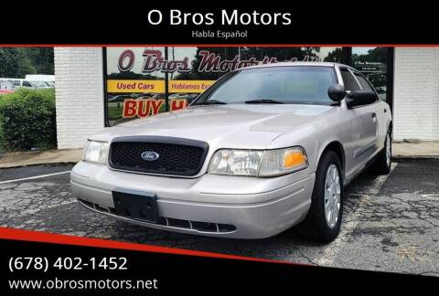 2011 Ford Crown Victoria for sale at O Bros Motors in Marietta GA