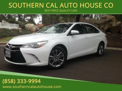 2016 Toyota Camry for sale at SOUTHERN CAL AUTO HOUSE CO in San Diego CA