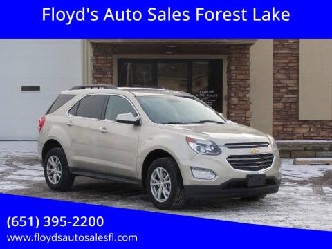 2016 Chevrolet Equinox for sale at Floyd's Auto Sales Forest Lake in Forest Lake MN