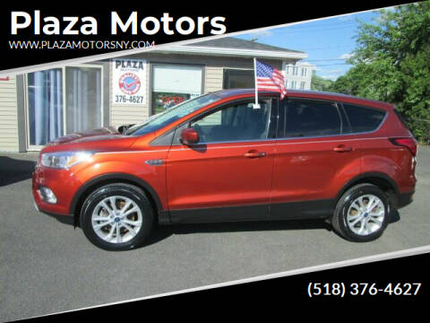 2019 Ford Escape for sale at Plaza Motors in Rensselaer NY