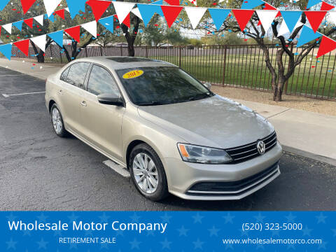 2015 Volkswagen Jetta for sale at Wholesale Motor Company in Tucson AZ