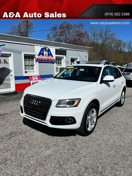 2016 Audi Q5 for sale at A&A Auto Sales in Fuquay Varina NC