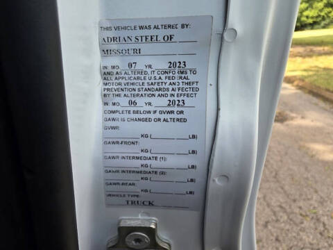 2023 GMC Savana 2500