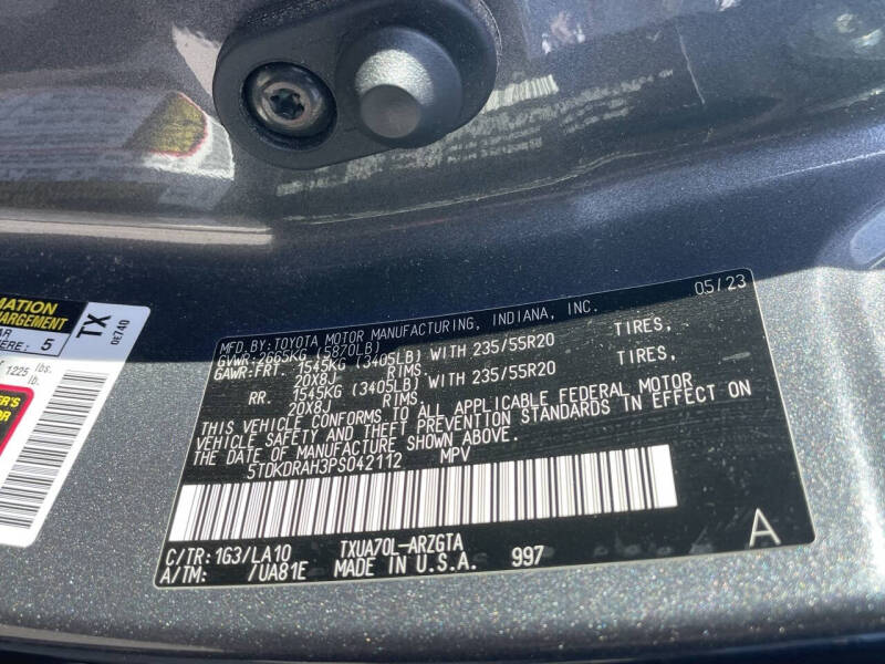 2023 Toyota Highlander Platinum