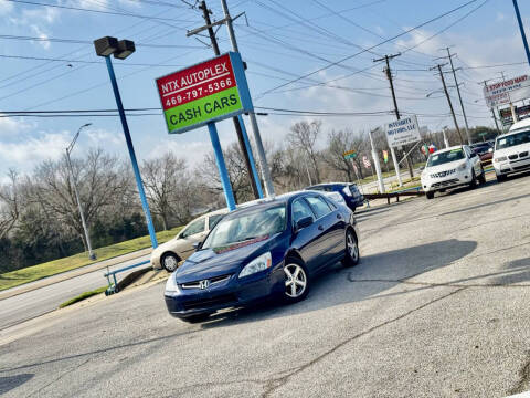 2004 Honda Accord for sale at NTX Autoplex in Garland TX