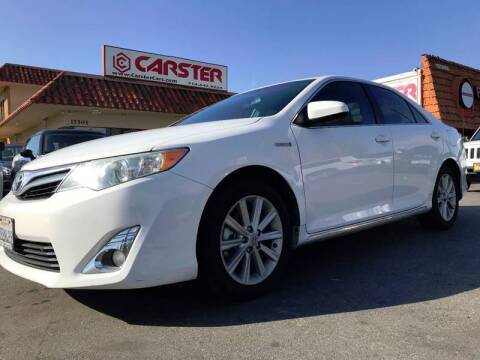 2013 Toyota Camry Hybrid for sale at CARSTER in Huntington Beach CA