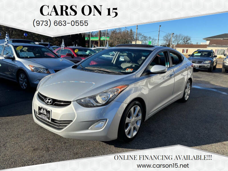 2012 Hyundai Elantra for sale at Cars On 15 in Lake Hopatcong NJ