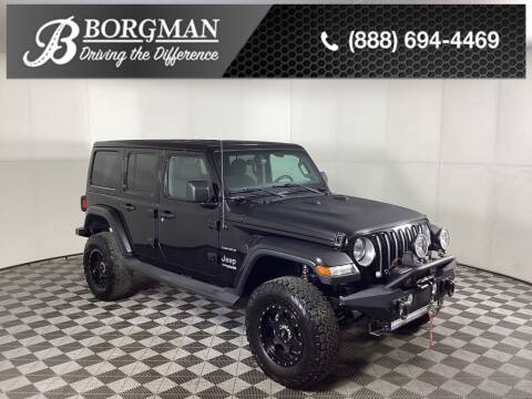 2018 Jeep Wrangler Unlimited for sale at Everyone's Financed At Borgman - BORGMAN OF HOLLAND LLC in Holland MI