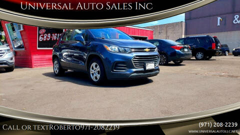 2018 Chevrolet Trax for sale at Universal Auto Sales Inc in Salem OR