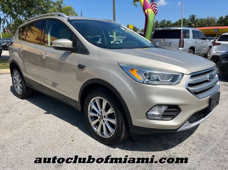2017 Ford Escape for sale at AUTO CLUB OF MIAMI, INC in Miami FL