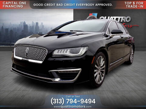 2017 Lincoln MKZ for sale at Quattro Motors in Redford MI
