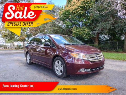 2012 Honda Odyssey for sale at Boca Leasing Center Inc. in West Palm Beach FL