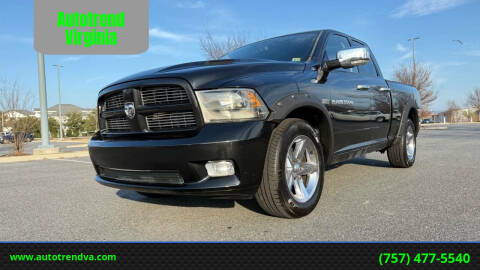 2011 RAM 1500 for sale at Autotrend Virginia in Virginia Beach VA