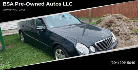 2003 Mercedes-Benz E-Class for sale at BSA Pre-Owned Autos LLC in Hinton WV